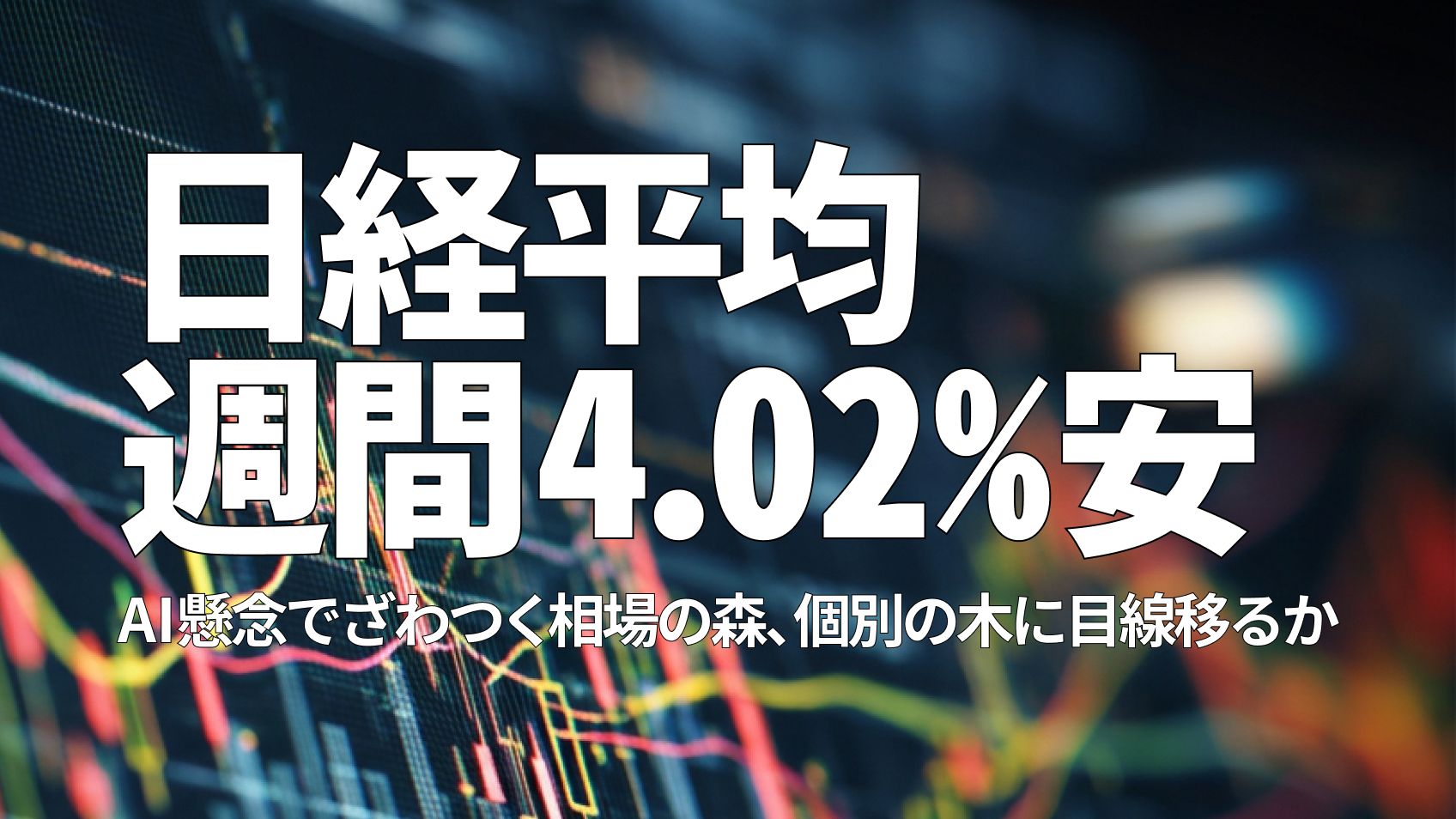 Chart of Nikkei 225 and Nikkei VI trends