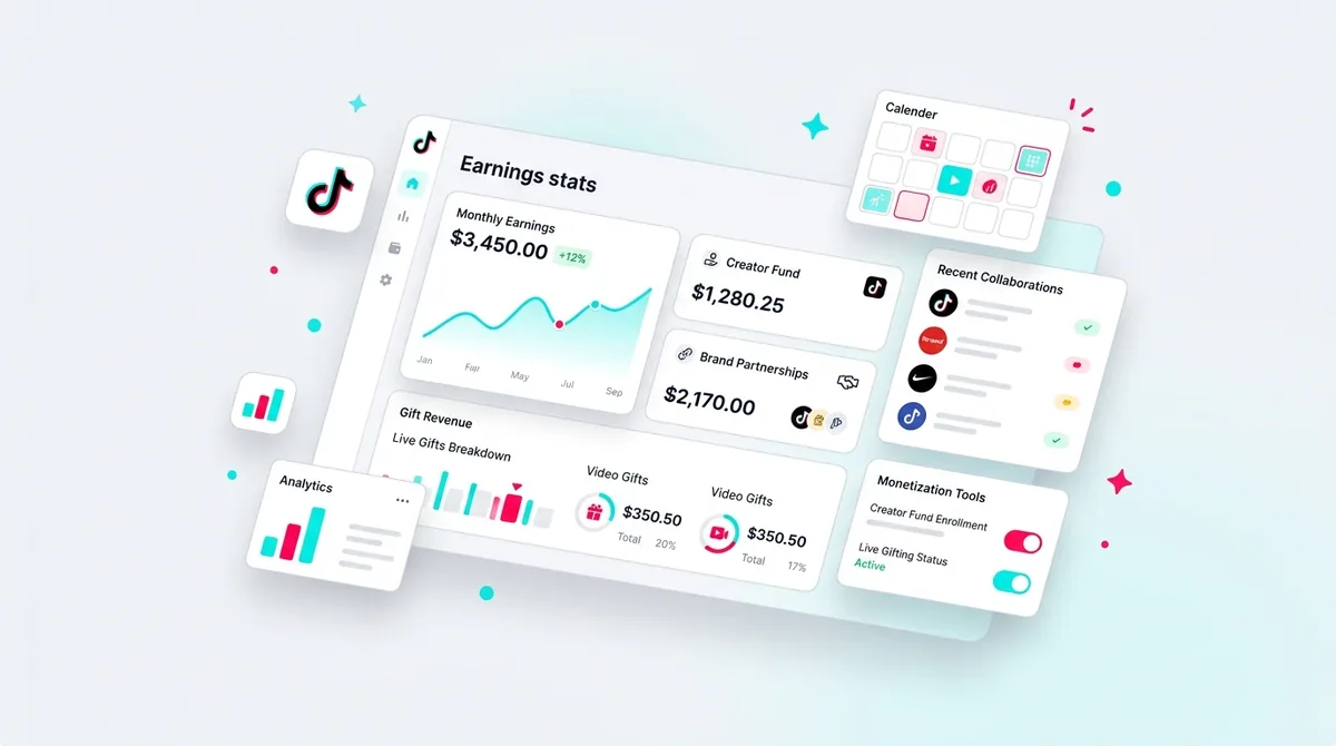 TikTok monetization updates screenshot showing Creator Rewards and CHR system