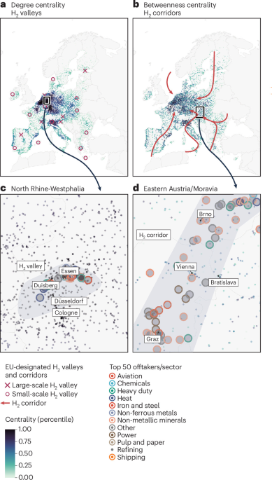 Green hydrogen demand patterns and spatial spillovers