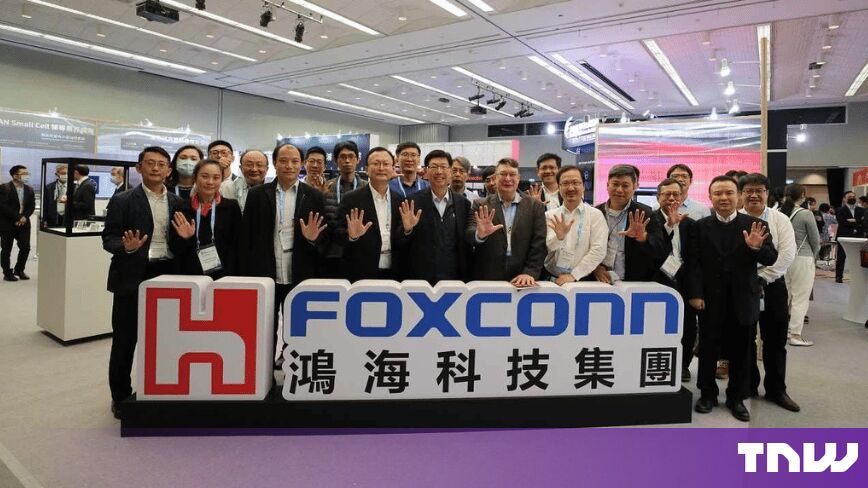 Foxconn server racks displayed in a data center setting