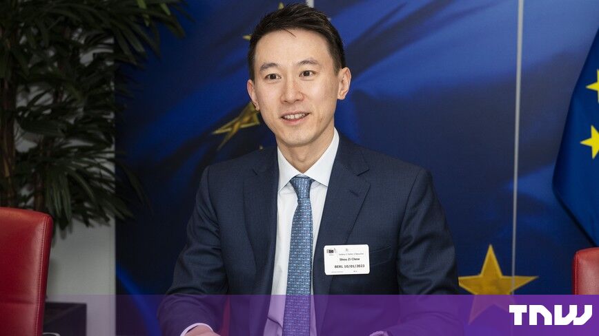 TikTok CEO Shou Zi Chew speaking about AI breakthroughs