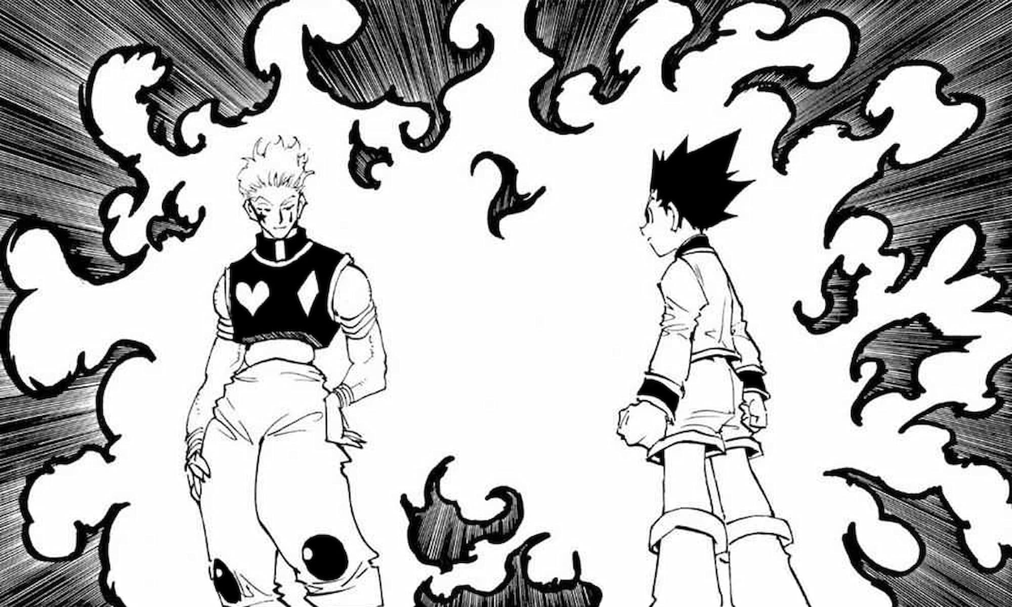 Hunter x Hunter — Gon and Killua in panel art as the May 2026 release schedule is updated