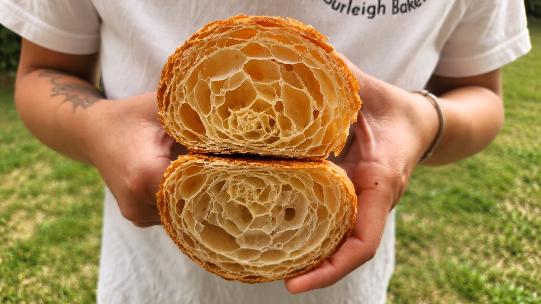 Burleigh Baker's gold-winning sourdough croissant