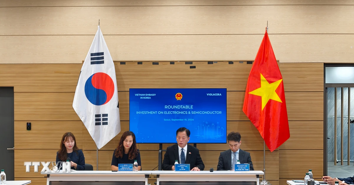 Ambassador Vu Ho speaking at a cooperation event