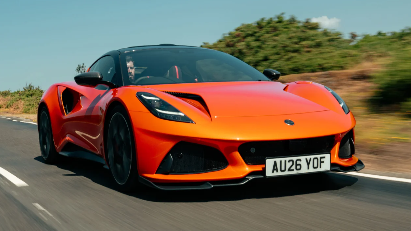 Lotus concept car on display at Paris Motor Show 2026