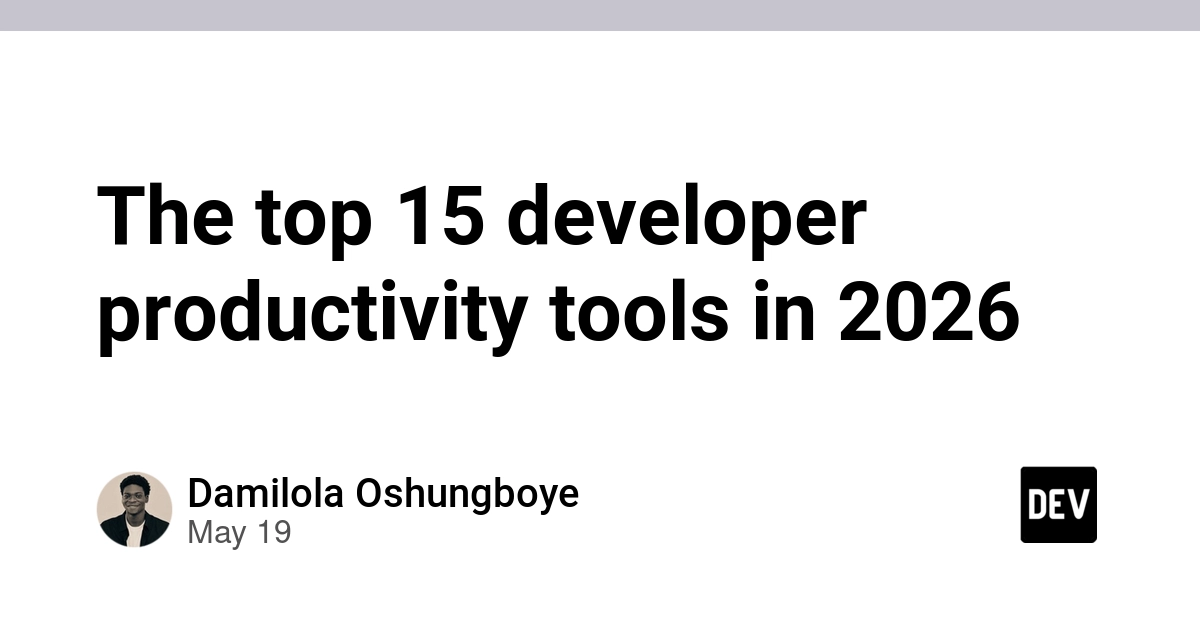 Developer productivity tools comparison chart for 2026