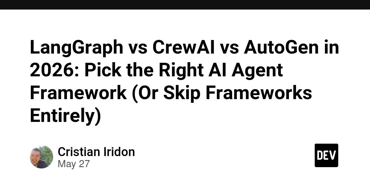 LangGraph vs CrewAI vs AutoGen 2026 비교 가이드 표지 이미지