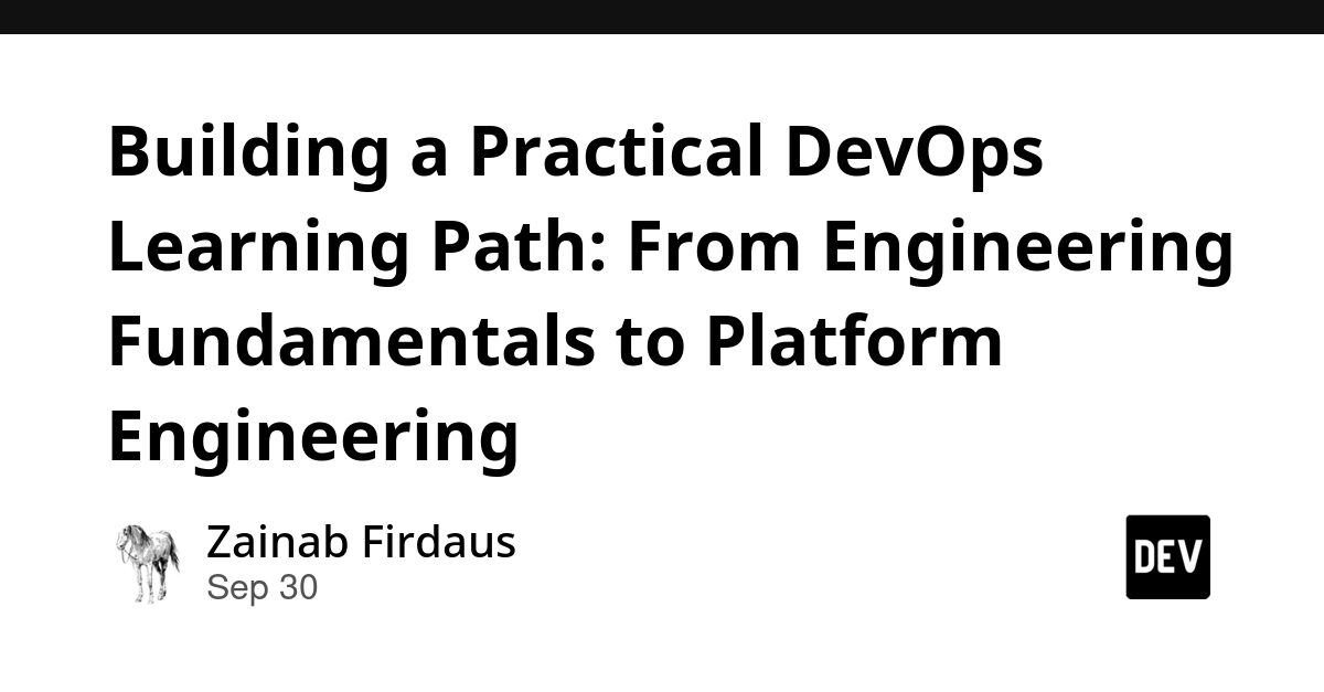 DevOps to Platform Engineering learning journey