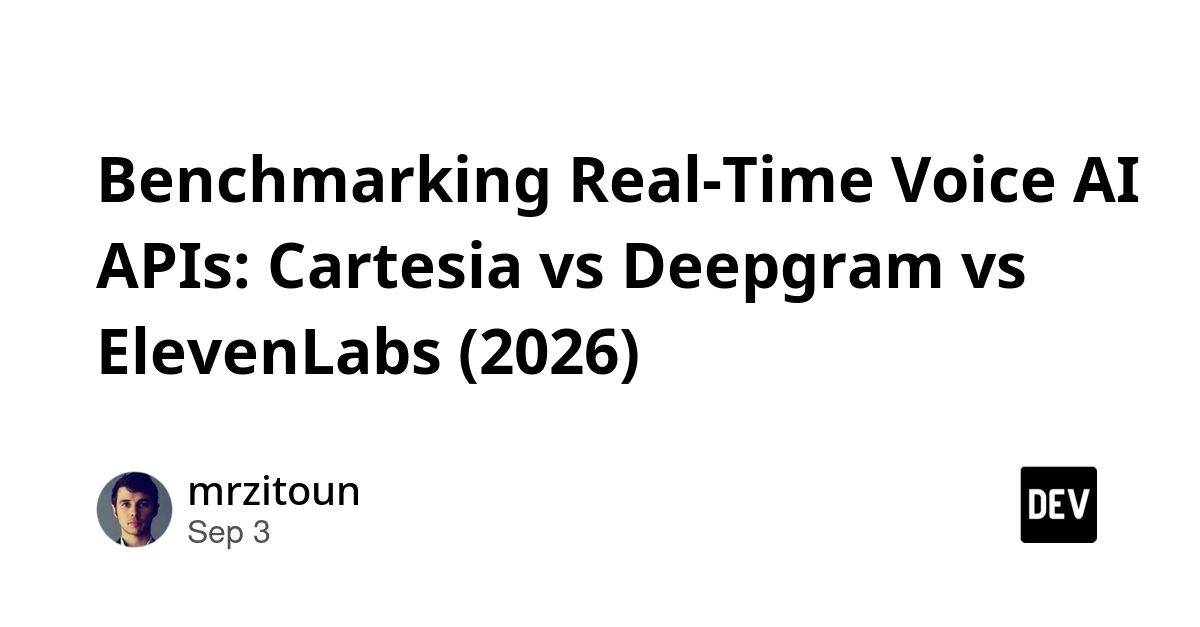 Benchmark Chart: Cartesia vs Deepgram vs ElevenLabs