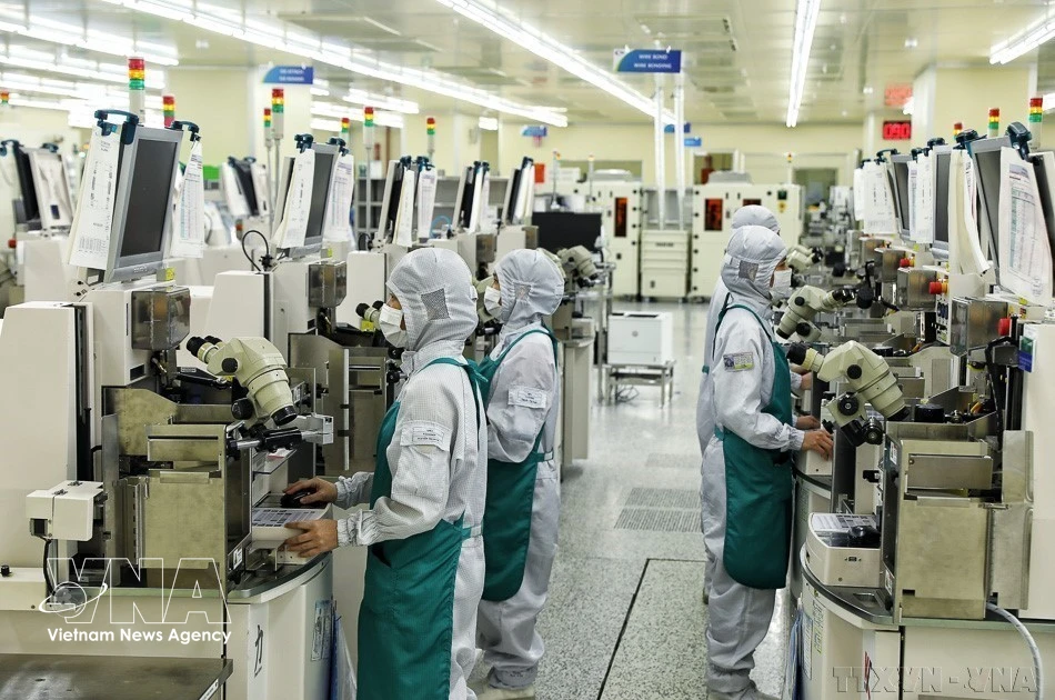 Map or graphic illustrating Northern Vietnam's industrial zones