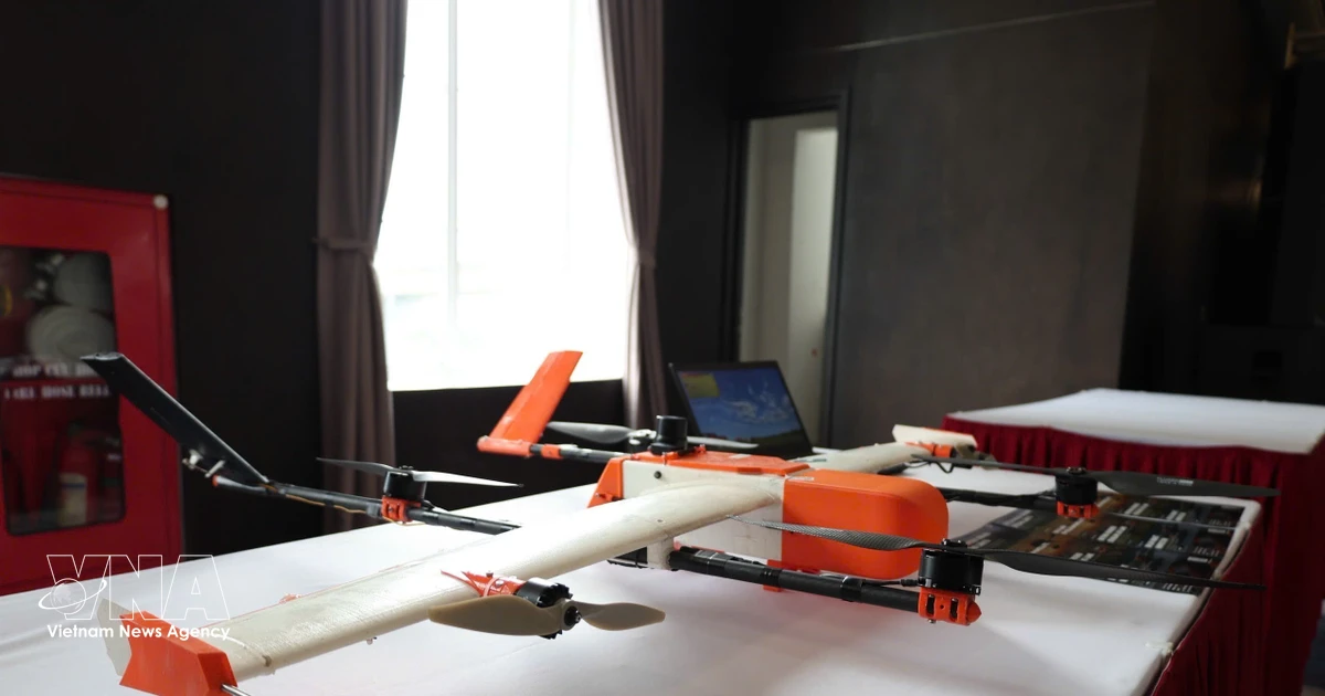 Startup ecosystem visualization with drones and technology