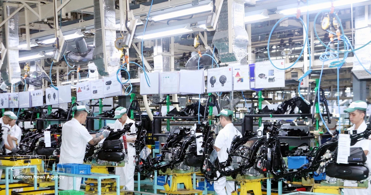 Manufacturing growth momentum in Vietnam (Source: VietnamPlus)