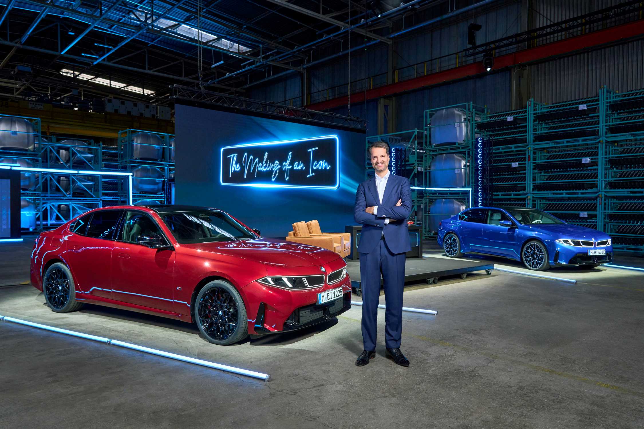 BMW investment announcement highlighting German manufacturing facilities and new battery production capacity