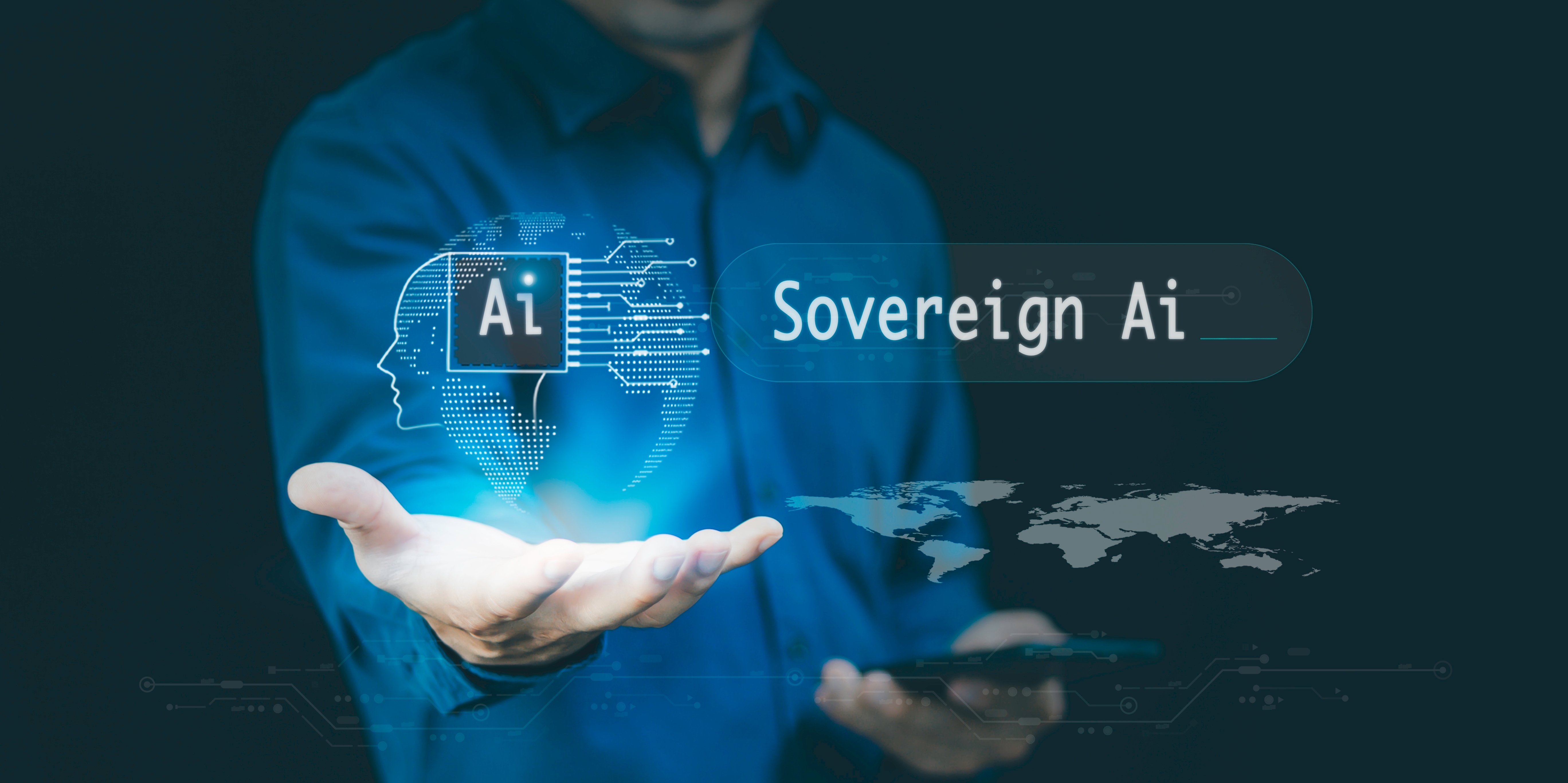 Image illustrating shared compute networks for sovereign AI