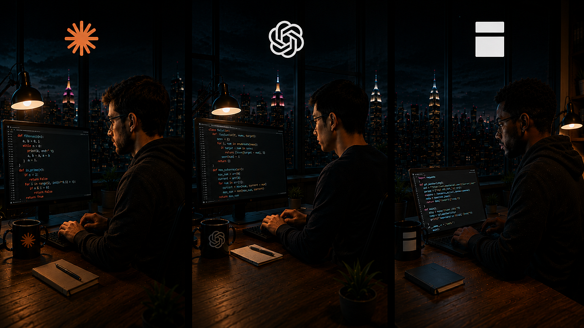 Comparison graphic for Claude Code, Codex, and OpenCode