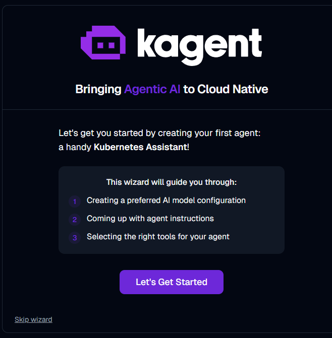KAgent Kubernetes AI agent interface