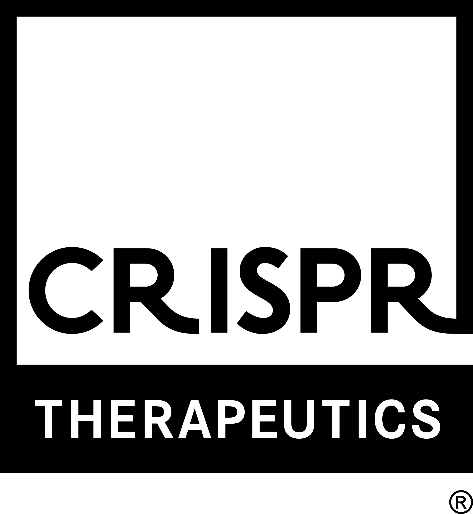CRISPR Therapeutics logo and CTX310 data presentation