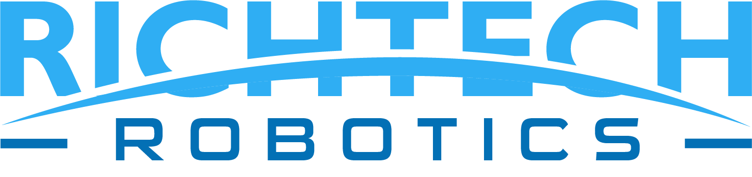 Richtech ADAM robot engaged in interactive demonstration