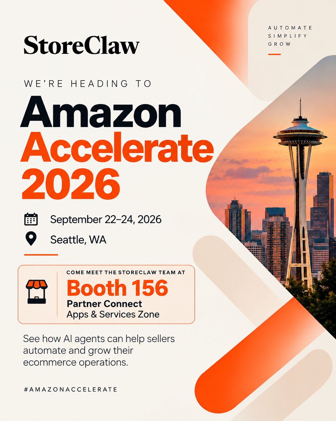 StoreClaw Announcement at Amazon Accelerate 2026