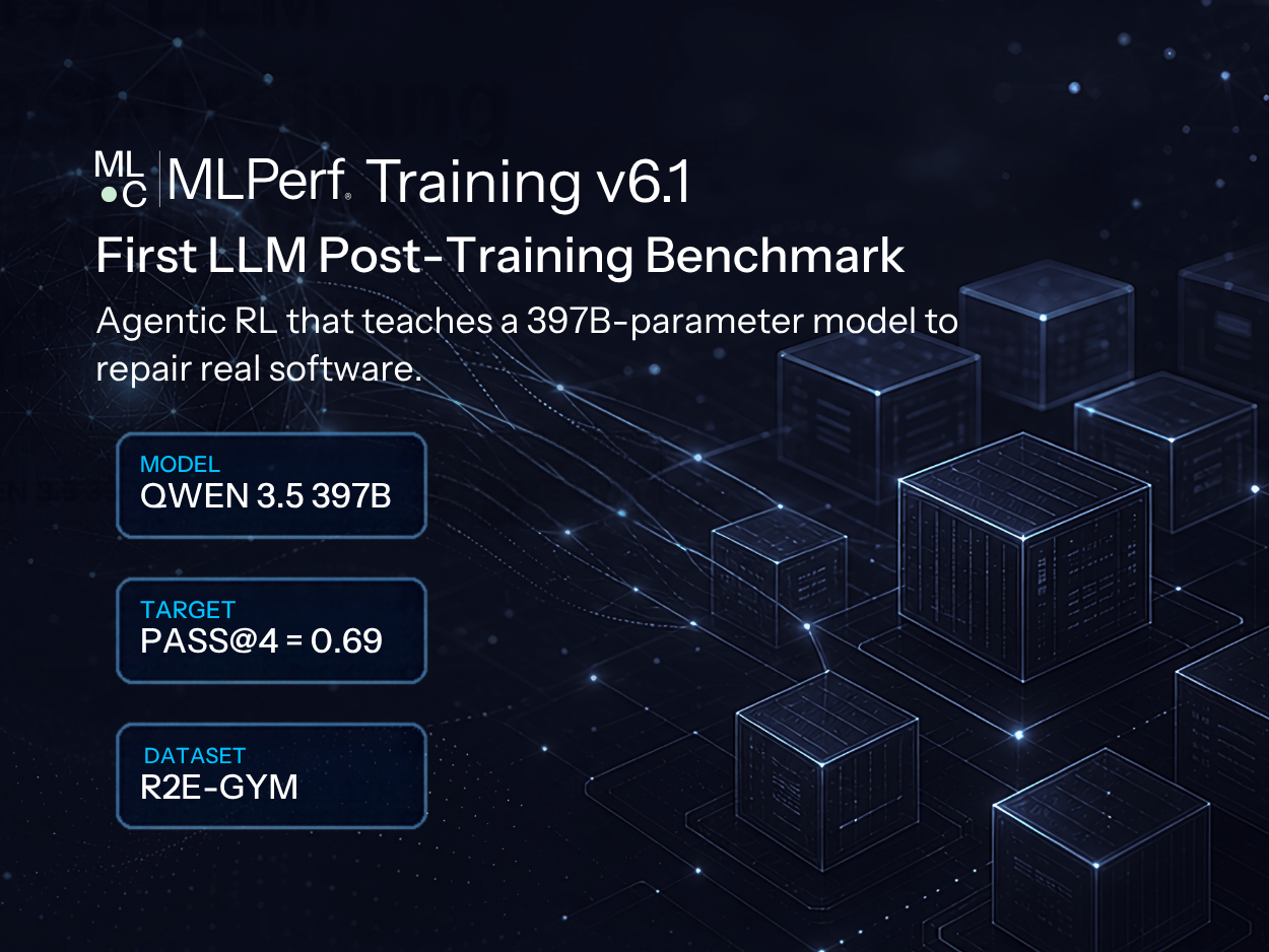 MLCommons MLPerf Training v6.1 post-training benchmark announcement