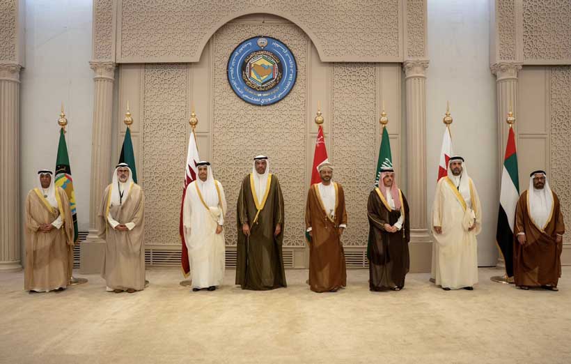 Gulf Cooperation Council flags — Gulf states are redefining their strategic posture amid the Iran conflict