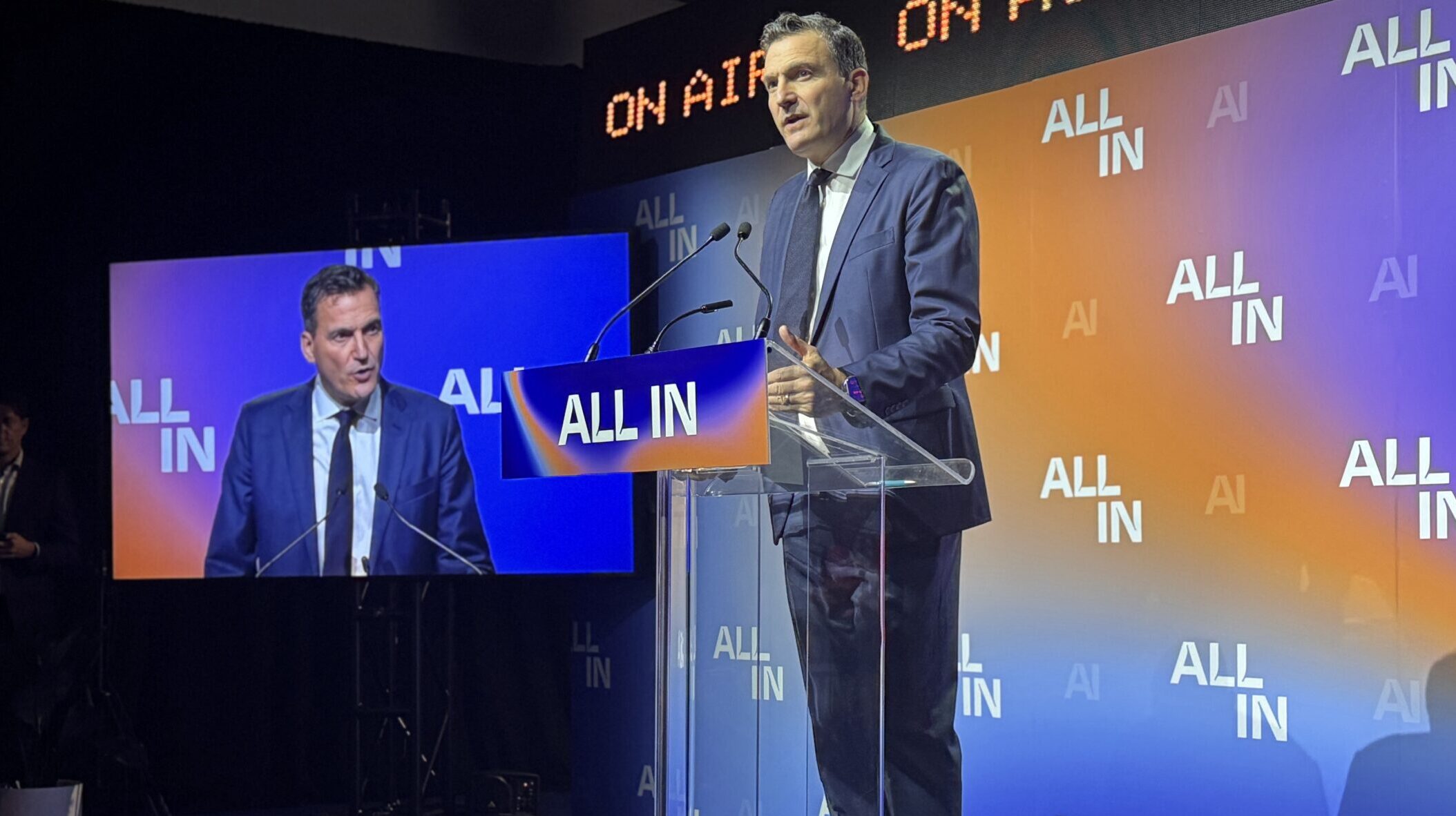 Panel discussion on AI and healthcare at ALL IN 2026