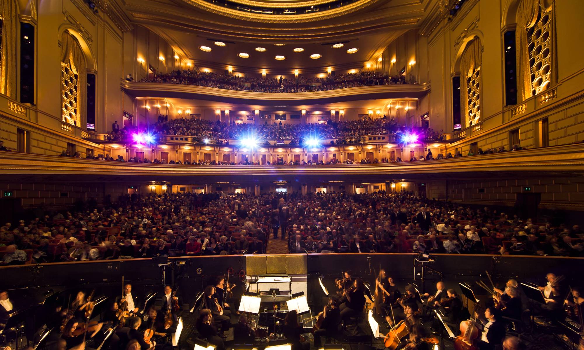 San Francisco Opera Orchestra rehearsal or performance scene