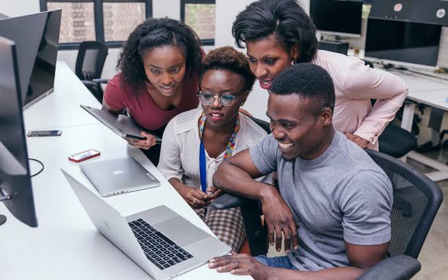 African startup funding dashboard showing investment trends
