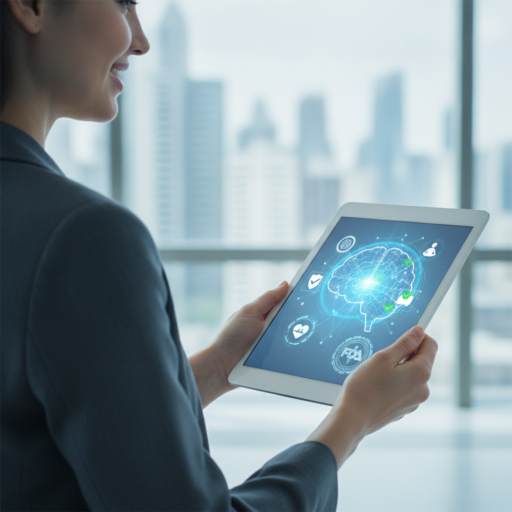 FDA-approved mental health apps guide cover