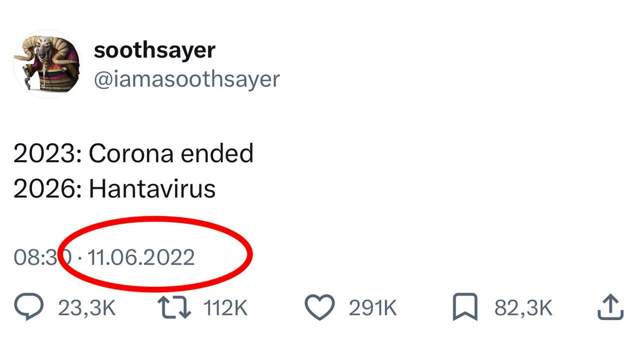 @iamasoothsayer viral account report
