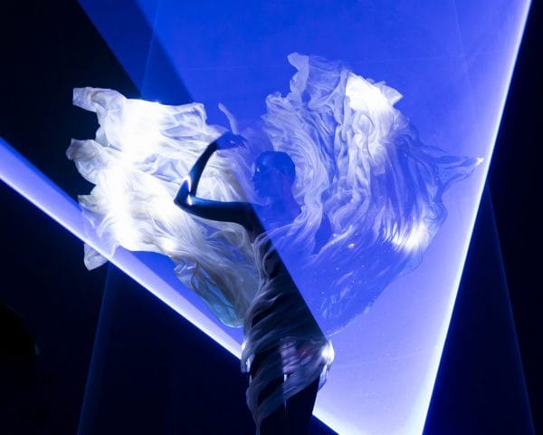Iris van Herpen Loie dress at the Brooklyn Museum retrospective