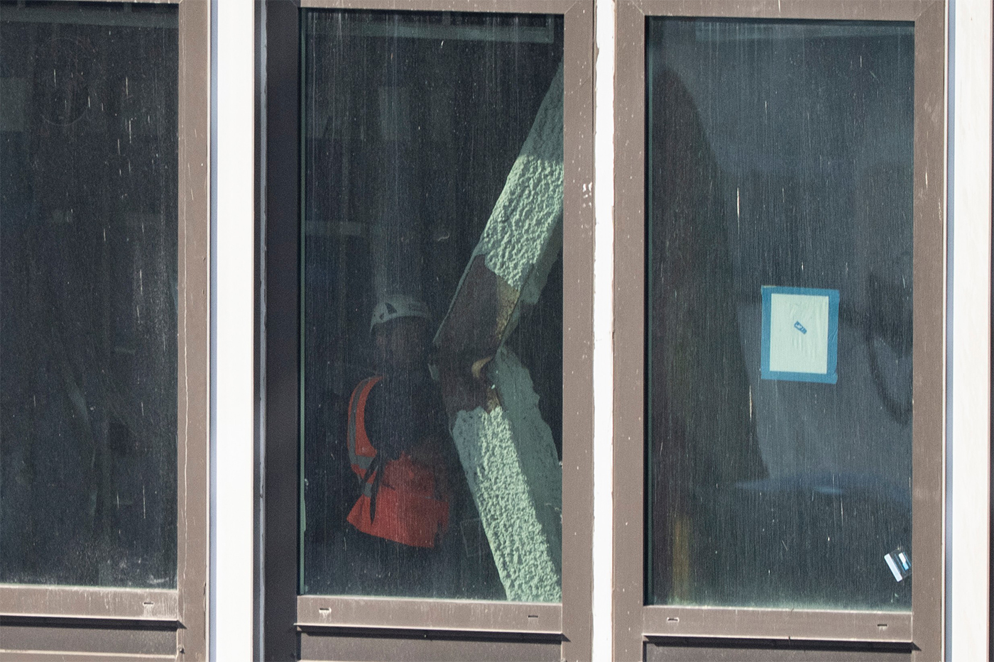 NYC high-rise structural emergency during construction phase