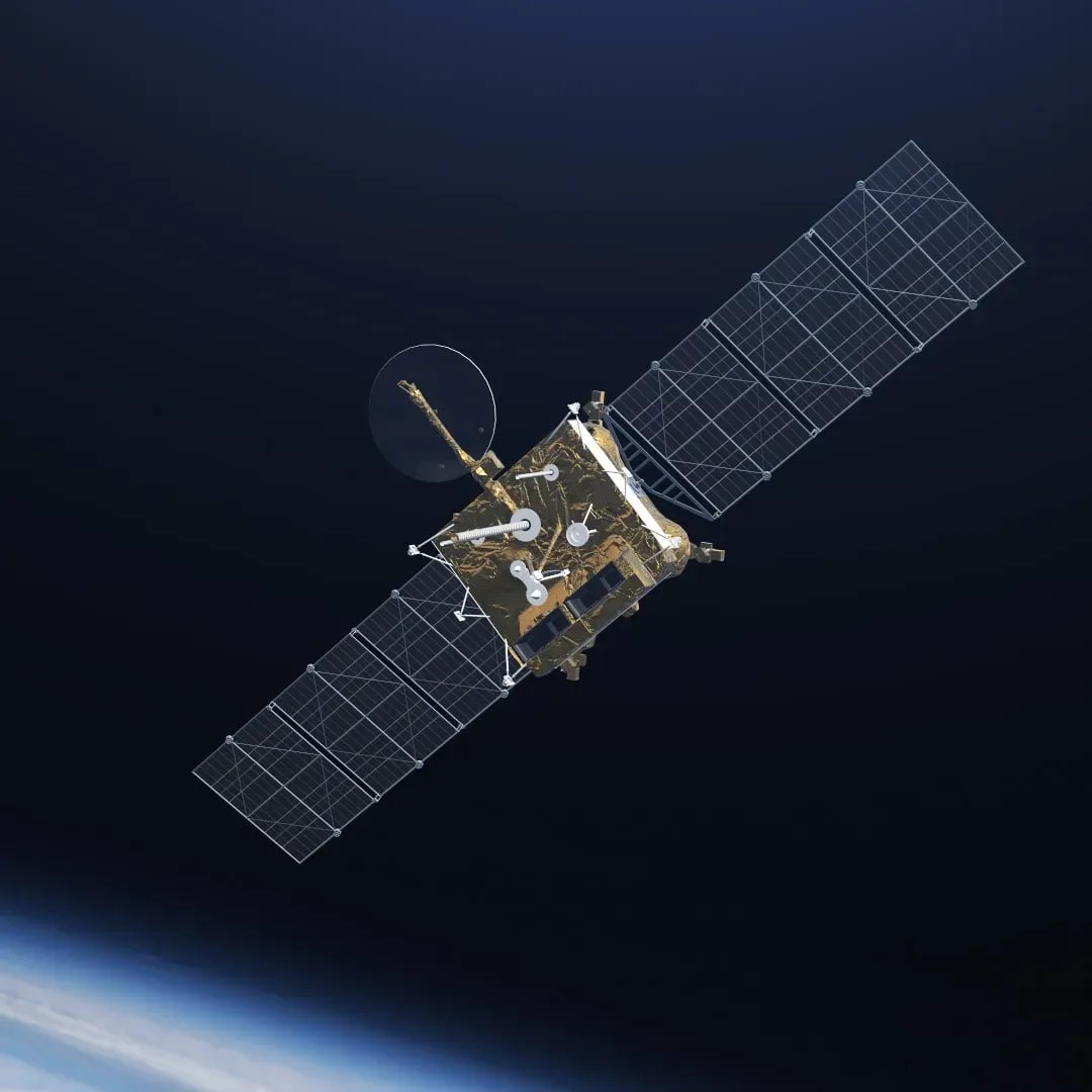 Satellite imagery of Arctic ice coverage