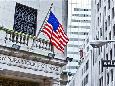 Chart showing stock market decline following CPI data release
