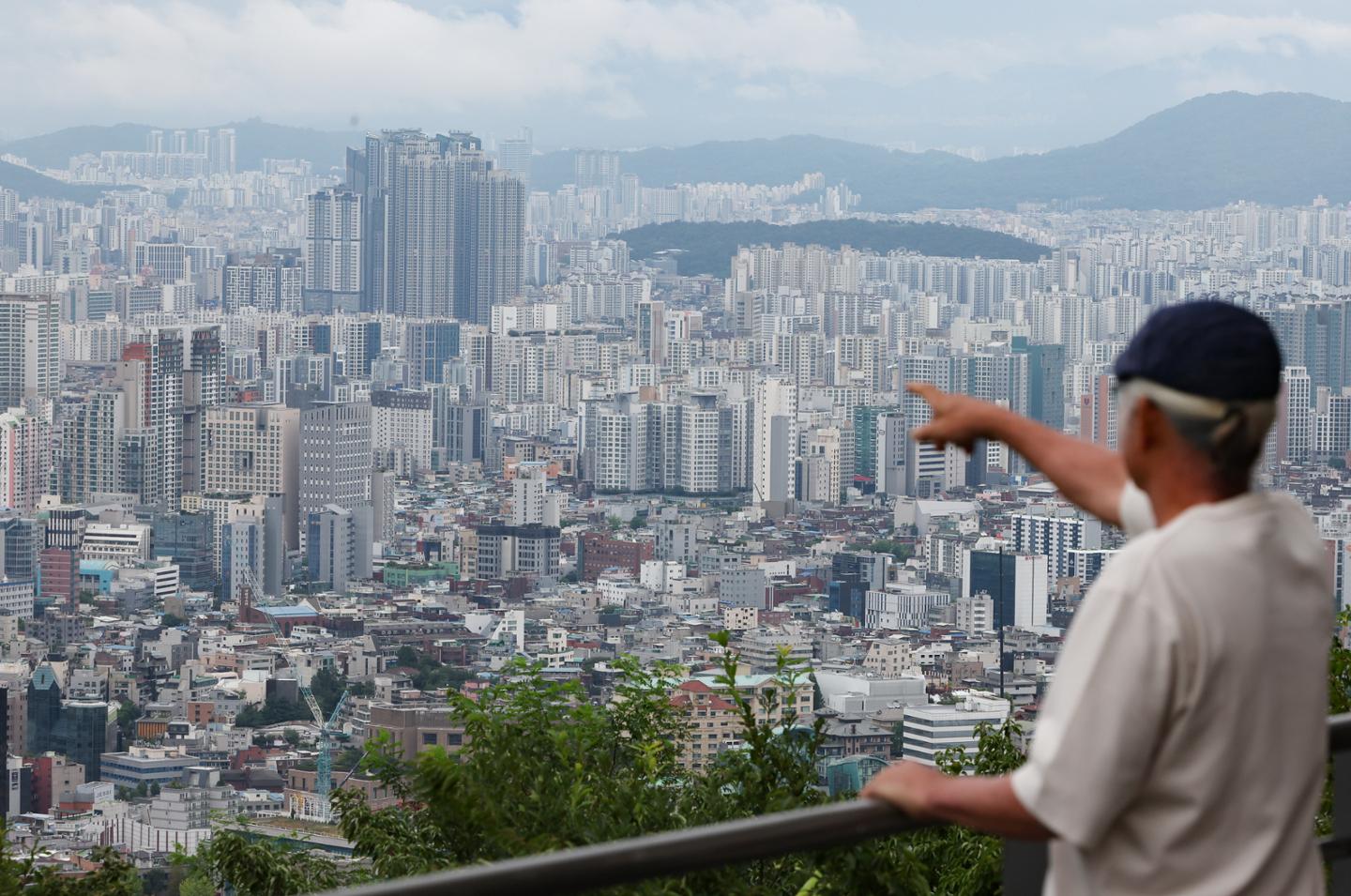 Seoul Apartment Complex View