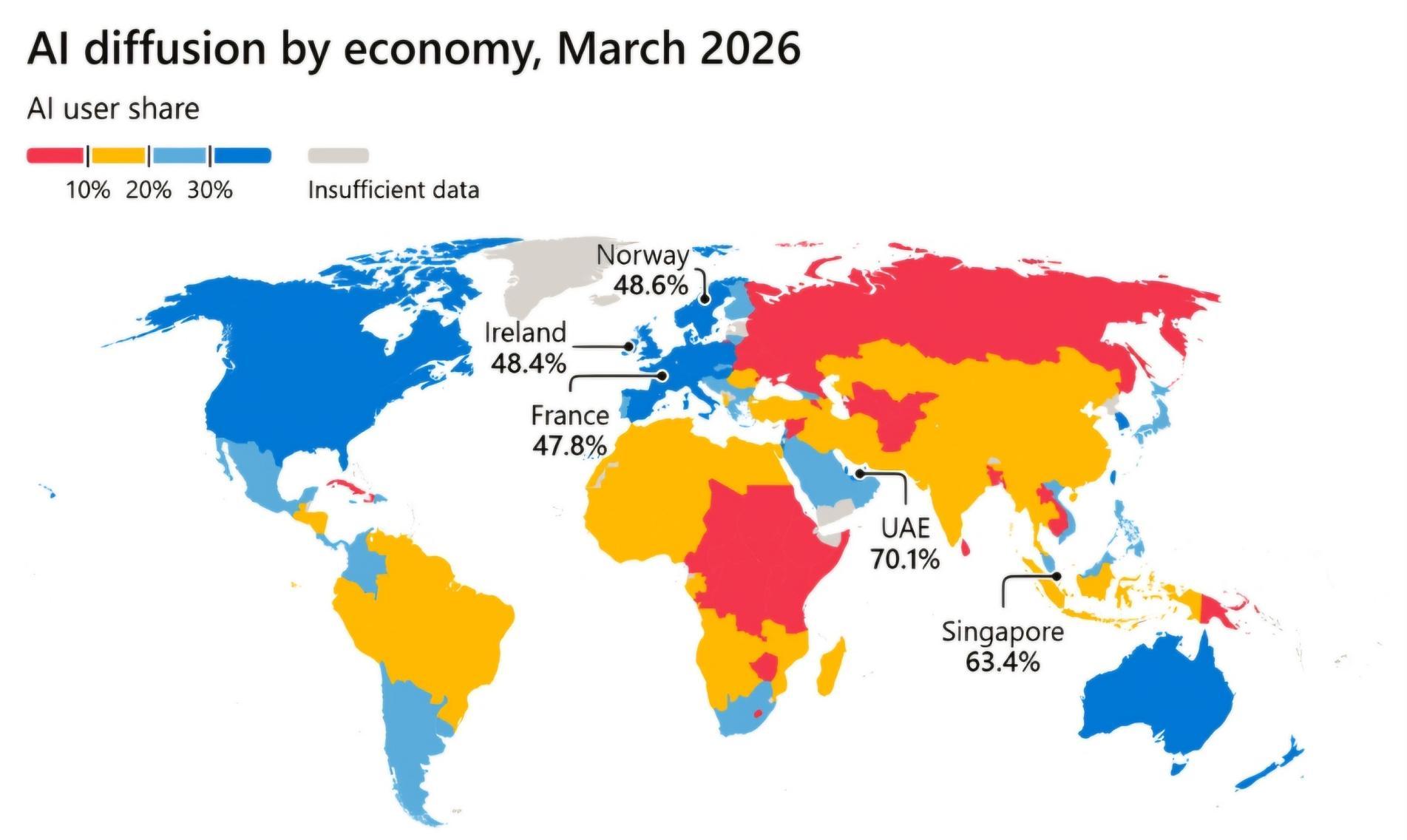Korea leads global AI adoption