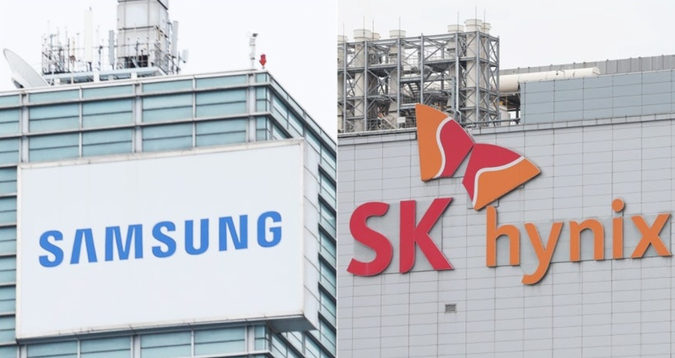 Korea Times coverage of the first simultaneous parental leave decline at Samsung and SK hynix