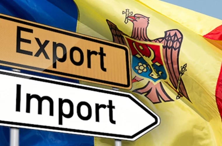 Chart showing Moldova's export growth trends