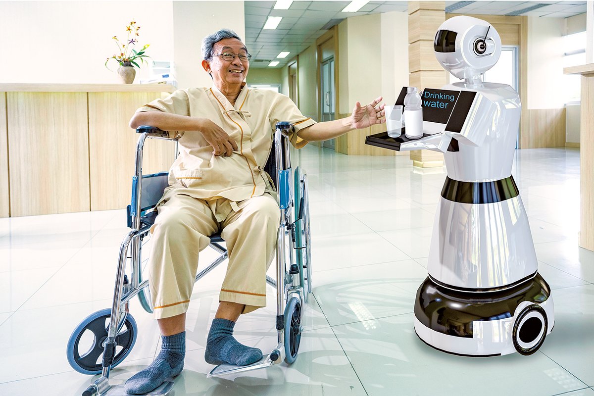 Current status of elderly care facilities in Japan and robot technology adoption