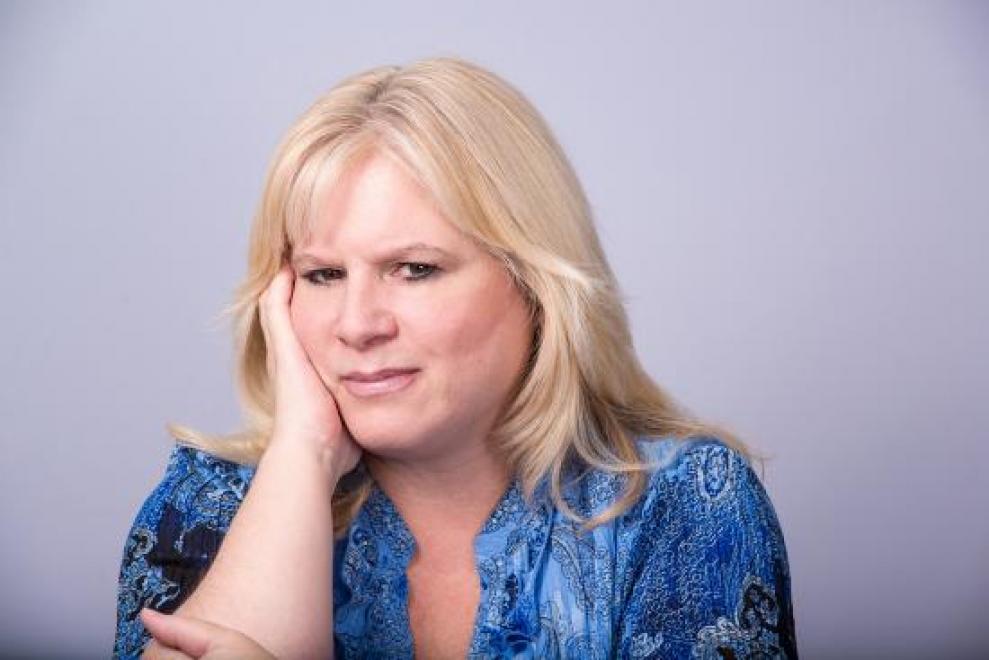 Marion Grodin at the New York Comedy Club