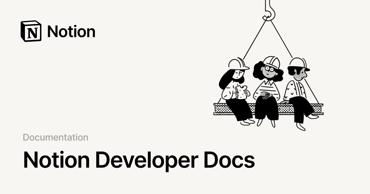 Notion developer changelog