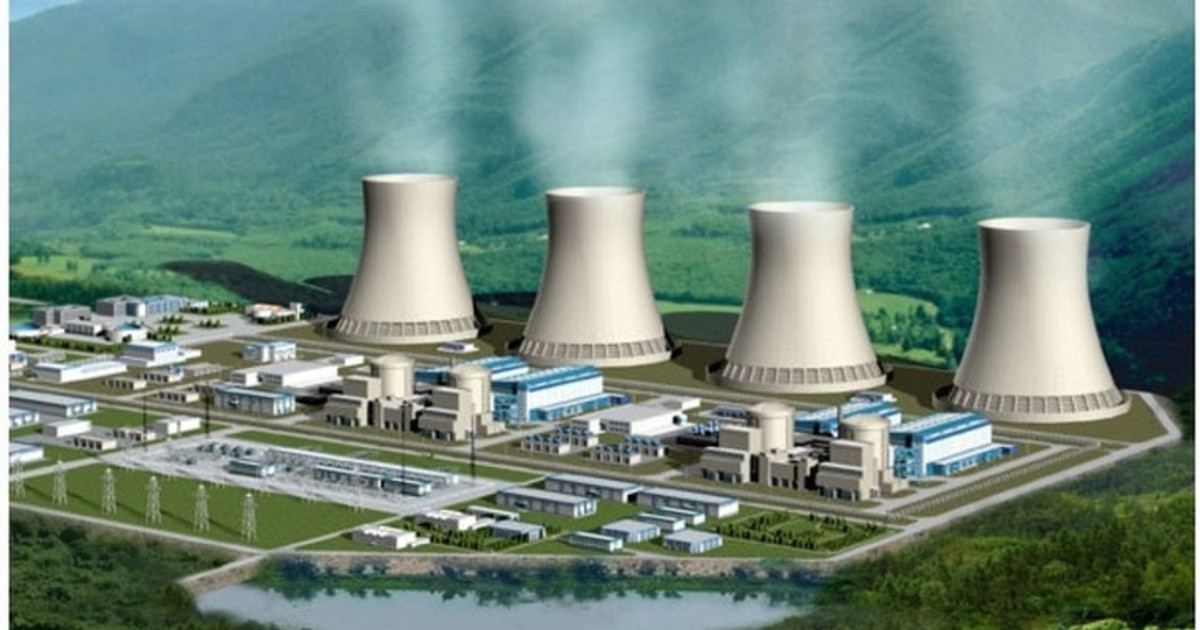 Illustration of Vietnam's first nuclear power plant