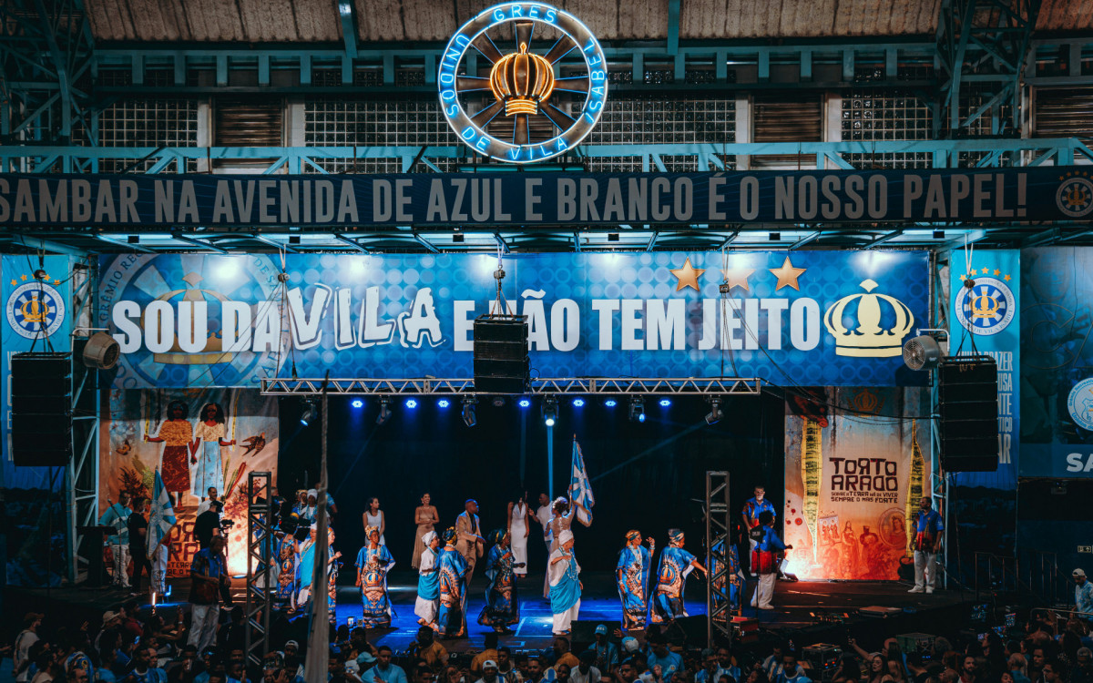 Portela samba school rehearsal scene