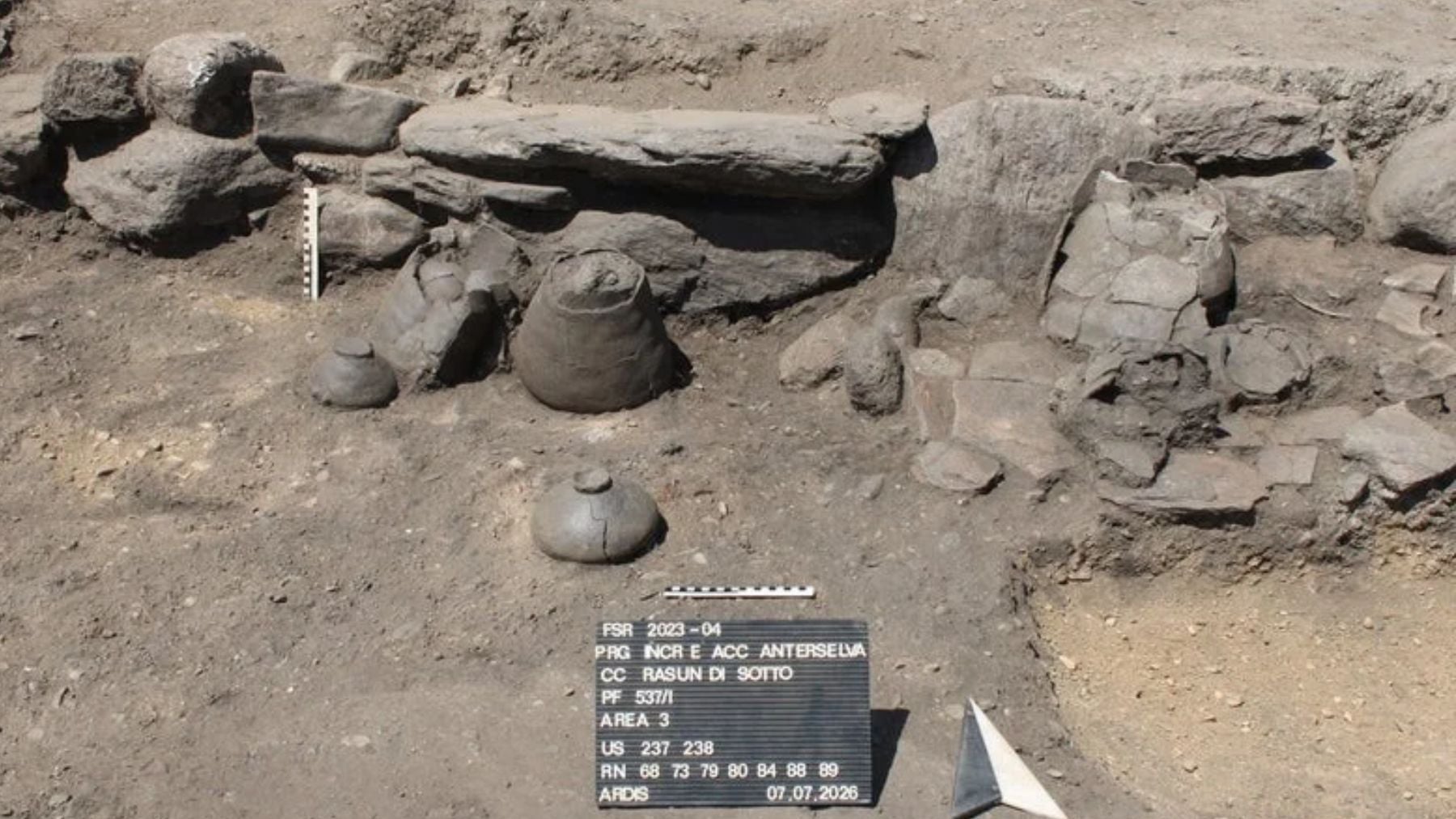 Iron Age houses discovered in Italian Alps