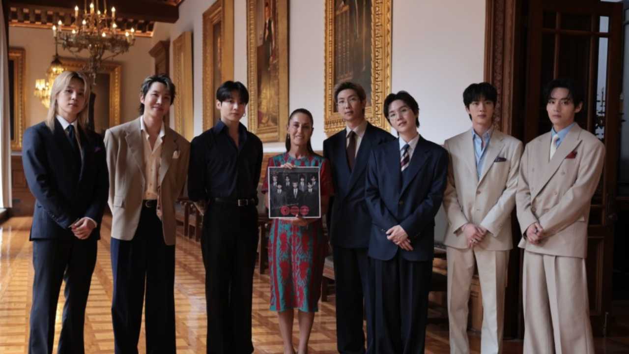 BTS at Mexico's Presidential Palace