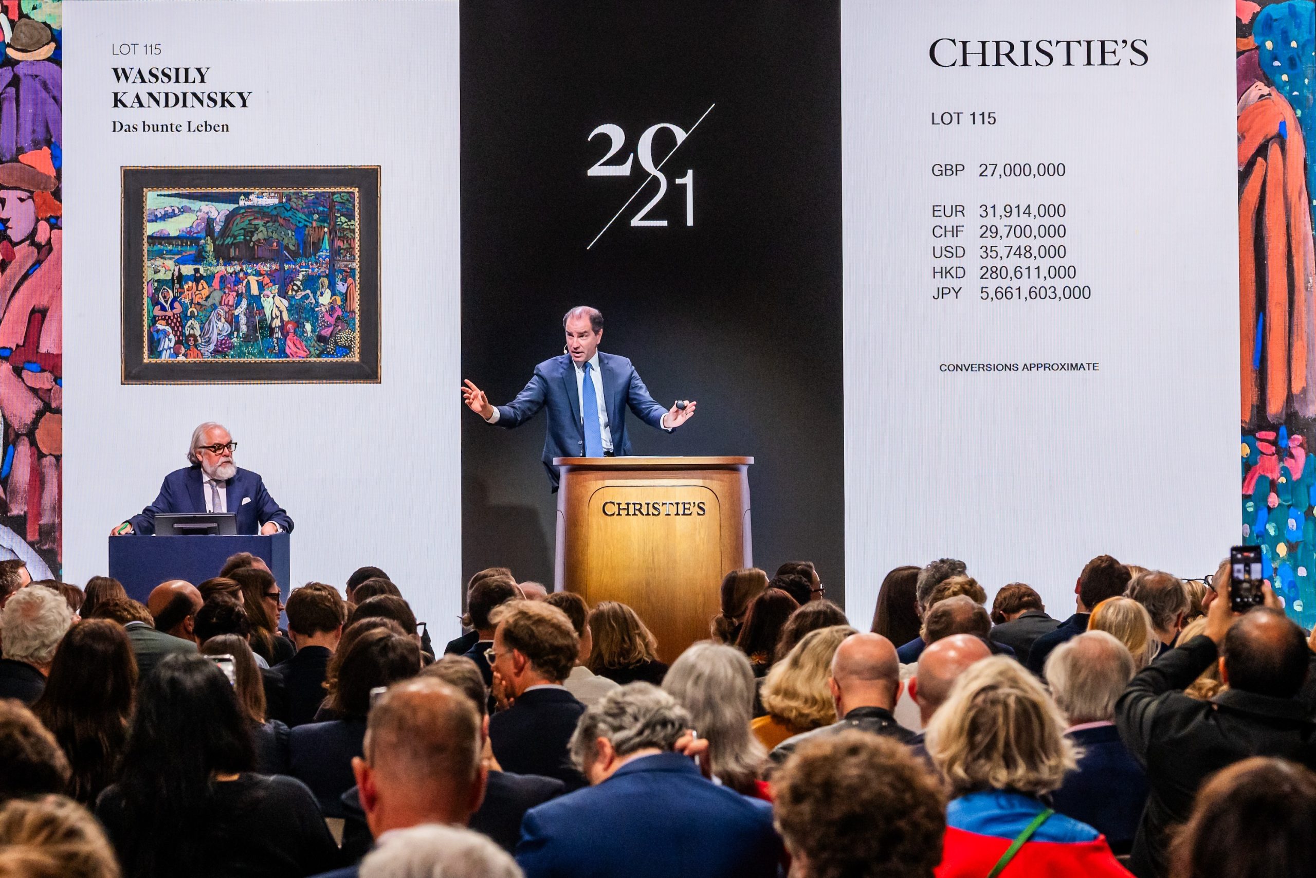 Adrien Meyer selling Wassily Kandinsky's Das bunte Leben