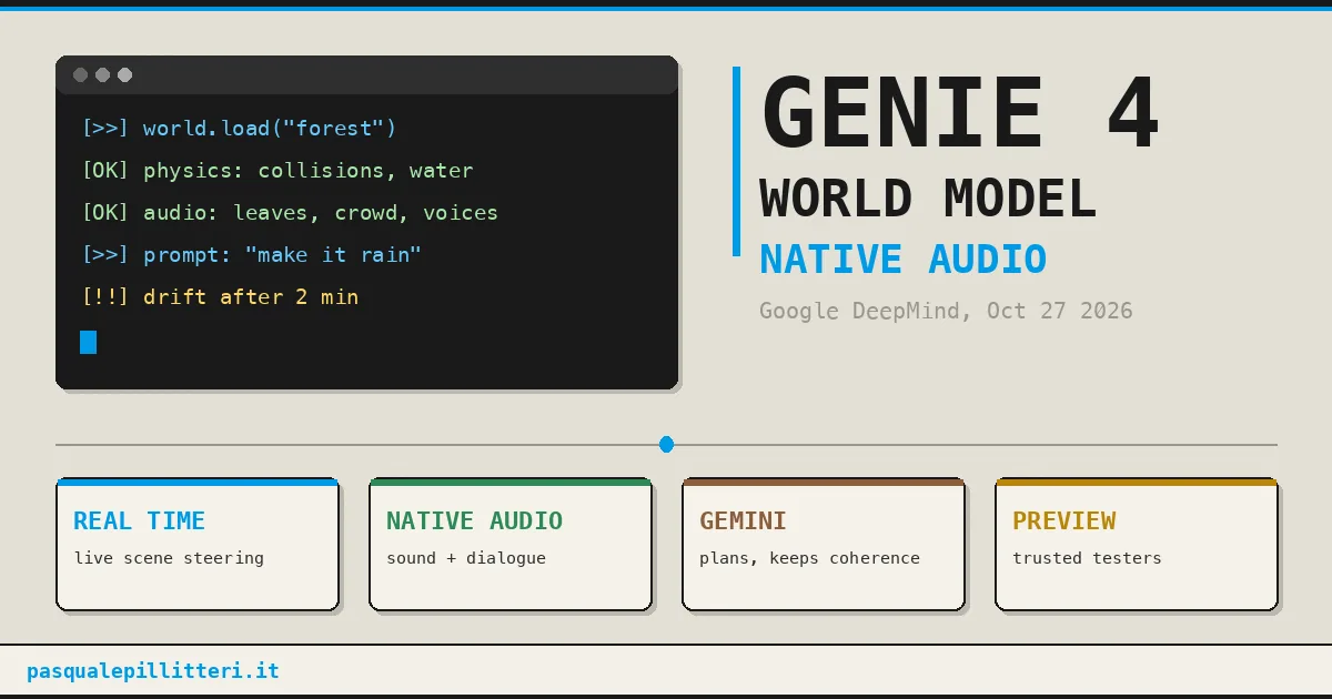 Genie 4 World Model Interface