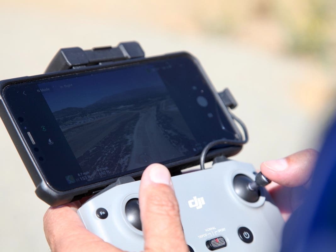 Drone in flight at a Berkeley event, illustrating robotics and career showcase themes