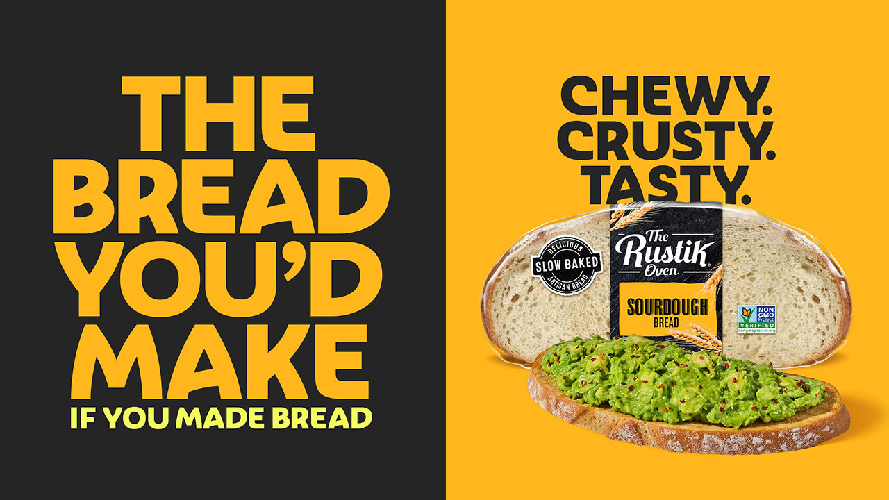 The Rustik Oven campaign for sourdough bagels
