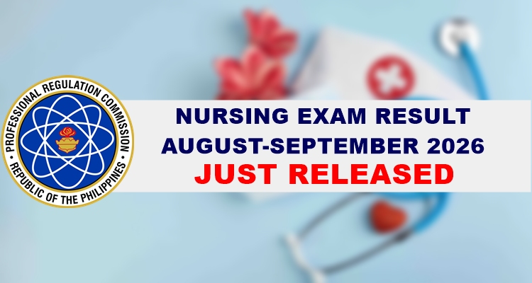 Nursing board exam result release coverage